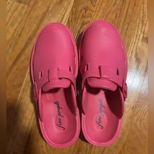 Free People Karlie Buckle Clogs-9